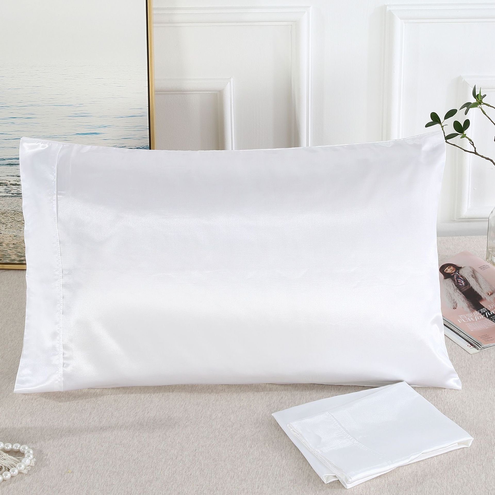 Coonoor Kissenbezug Satin Kissenbezug,Seiden-Kissenbezug, (2 Stück) günstig online kaufen