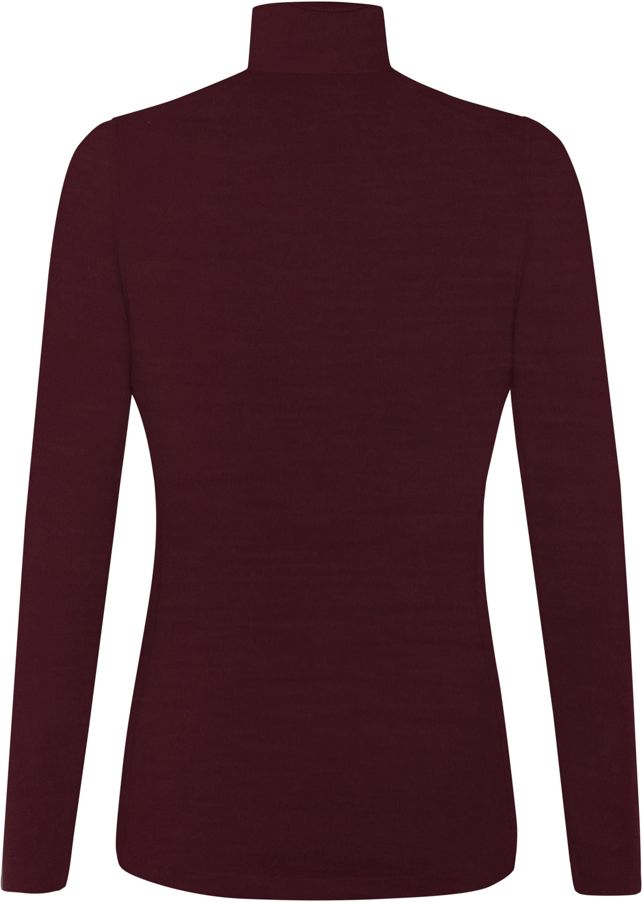 normani Langarmshirt Damen Merino Langarm mit 1/4 Zipper Launceston Merino Winter Outdoor Ski Pullover - Aus Merinowolle – Bild 2 von 5