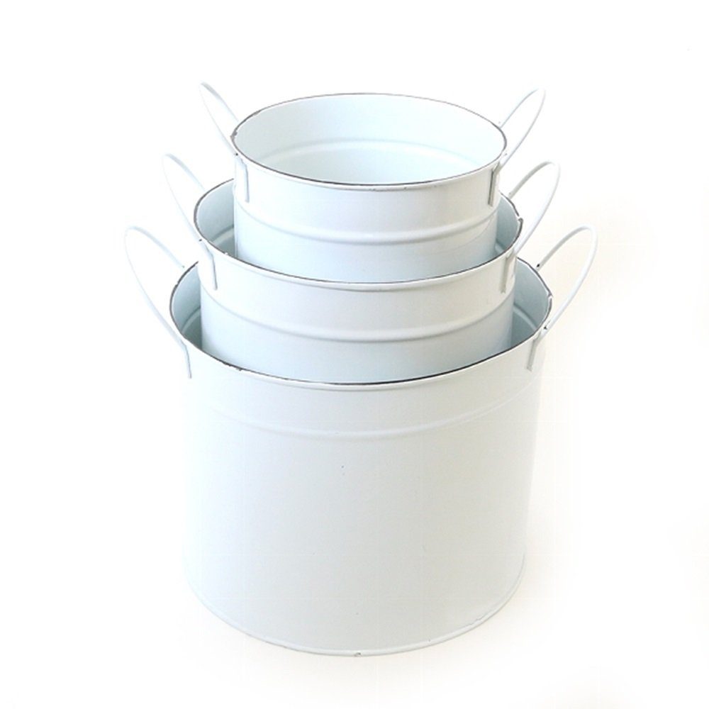 Linoows Pflanzkübel Töpfe Set, Pflanzgefäße, drei günstig online kaufen