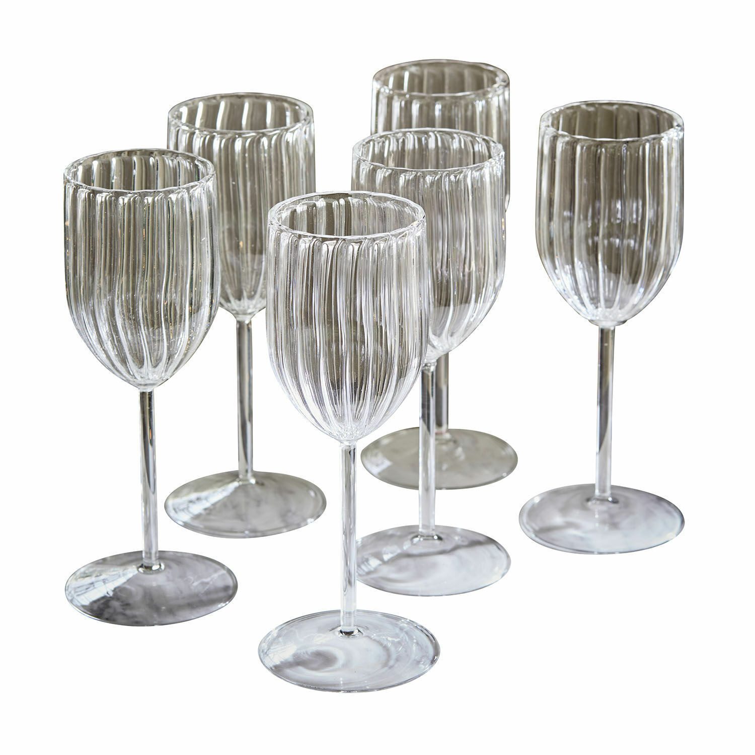 Glas Glas 6er Set Bavella klar