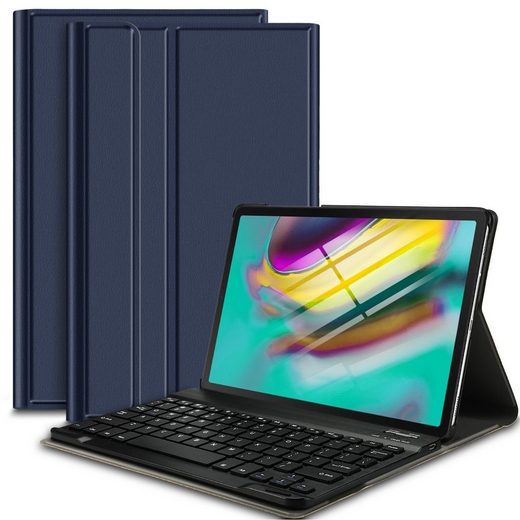 IVSO Tablet-Hülle »Samsung Galaxy TAB S5e case+Normal keyboard« für Samsung Galaxy TAB S5e T720/T725 10.5 26,7 cm (10,5 Zoll), Bluetooth Keyboard Hülle Tastatur Schutzhülle Case
