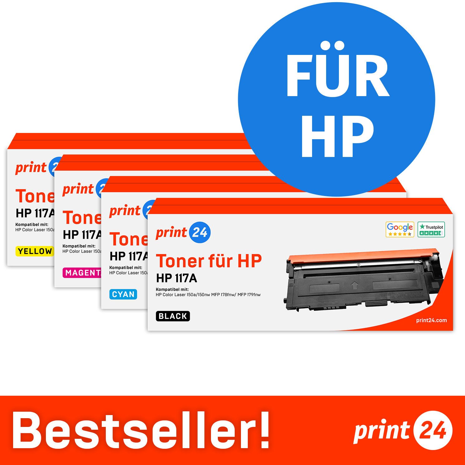 print24 Tonerpatrone, (8-St)