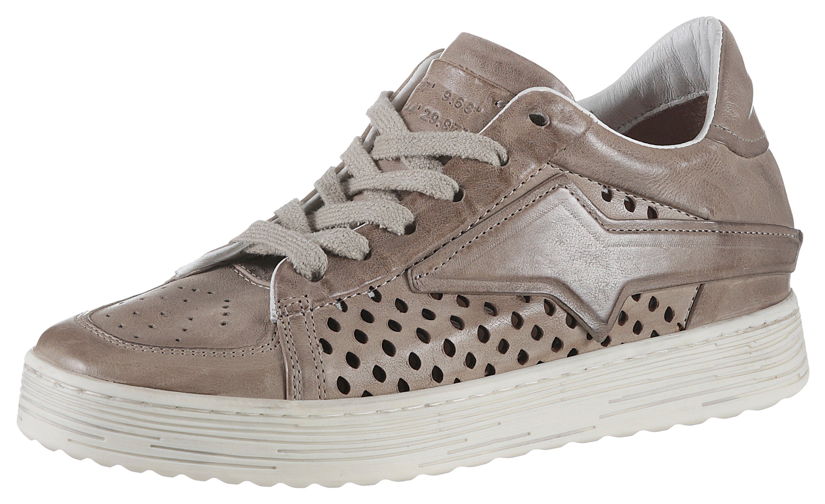 A.S.98 ASZEPPA Sneaker mit Lochmuster, Freizeitschuh, Halbschuh, Schnürschuh