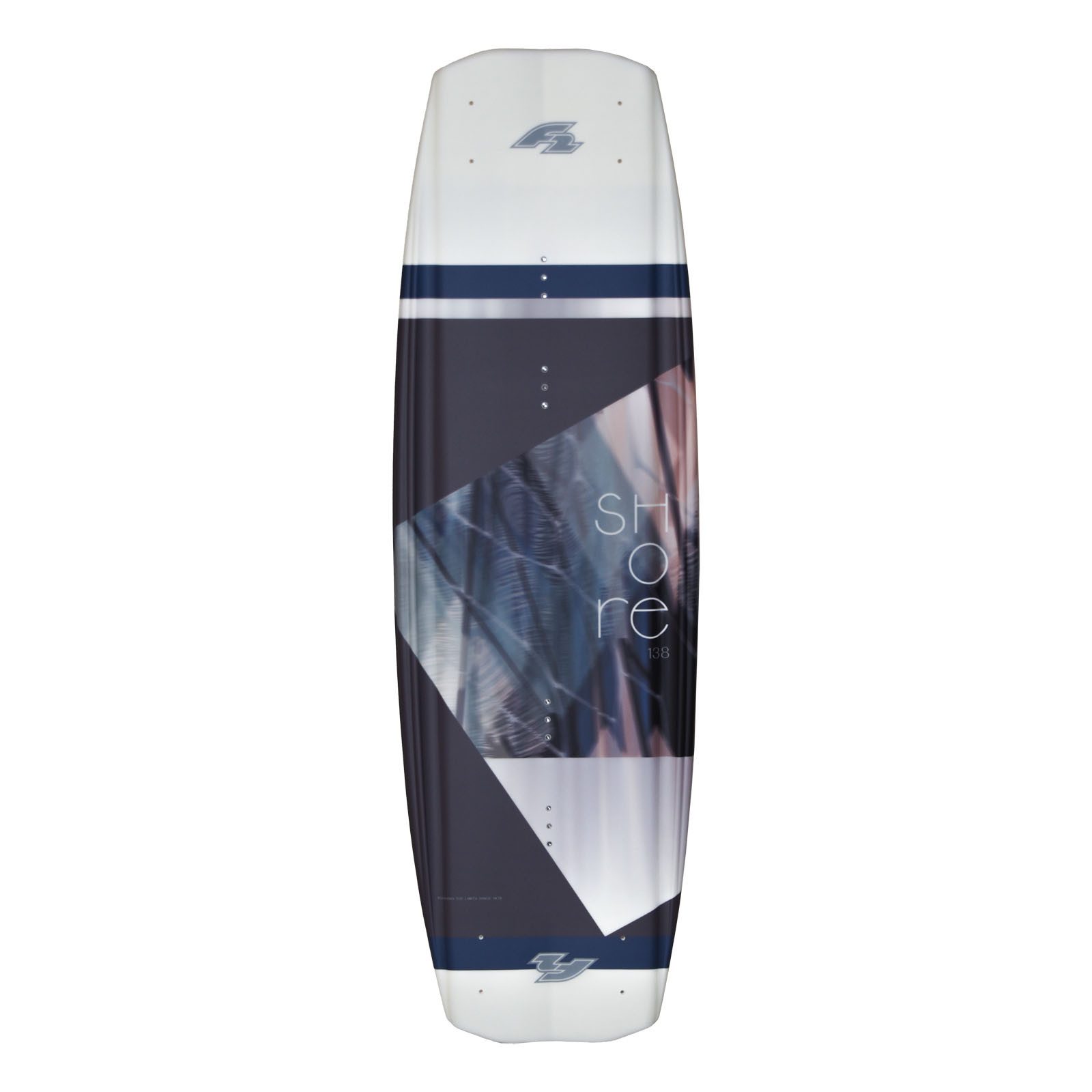 F2 Wakeboard F2 Set Wakeboard Shore Braun 138cm mit Wakebindung Team Boot L/XL, Wakeboard