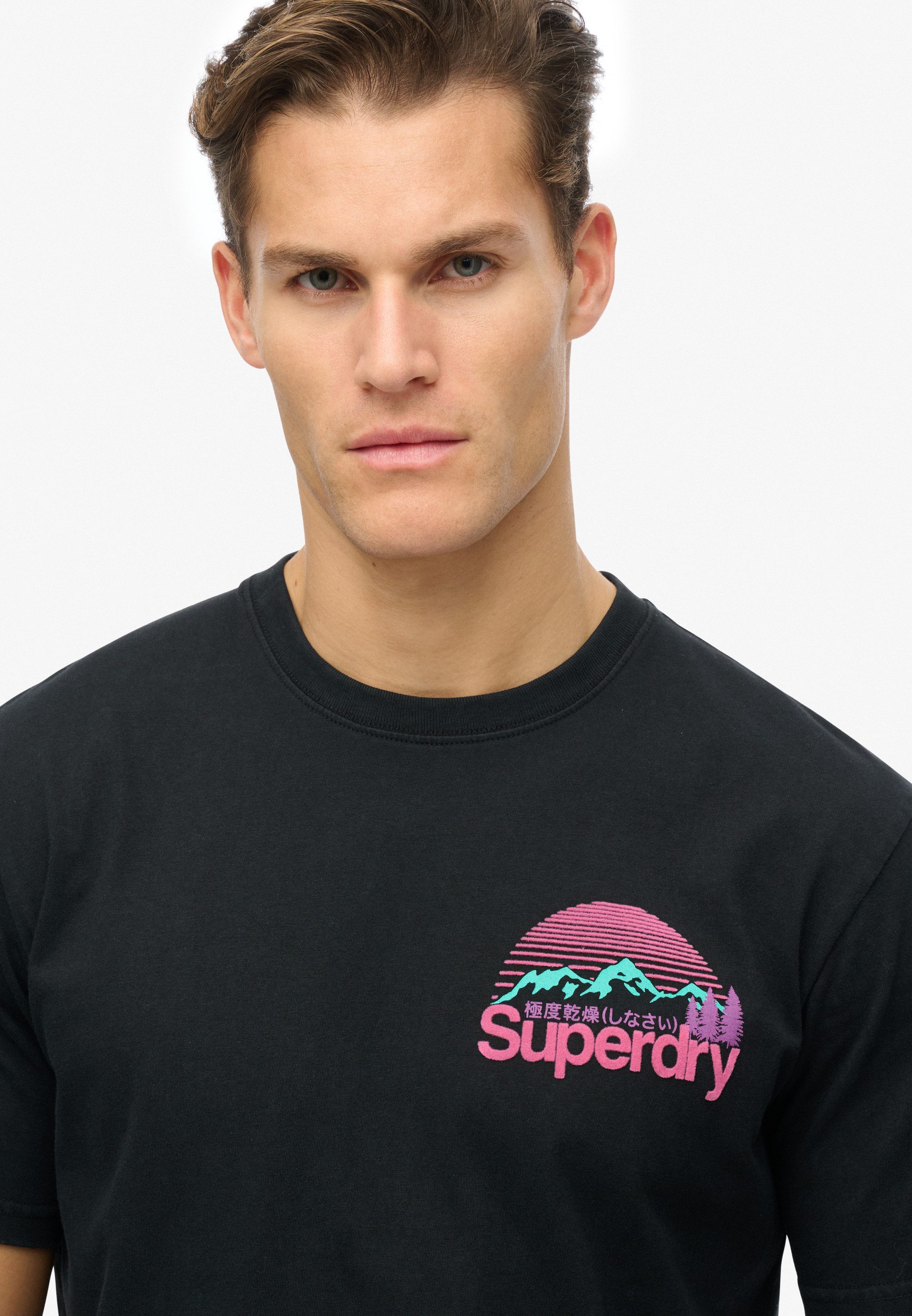 Superdry Rundhalsshirt CL GREAT OUTDOORS CHEST TEE günstig online kaufen