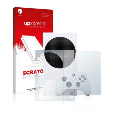 upscreen Schutzfolie für Microsoft Xbox Series S (Display+Seitenteil), Displayschutzfolie, Folie klar Anti-Scratch Anti-Fingerprint