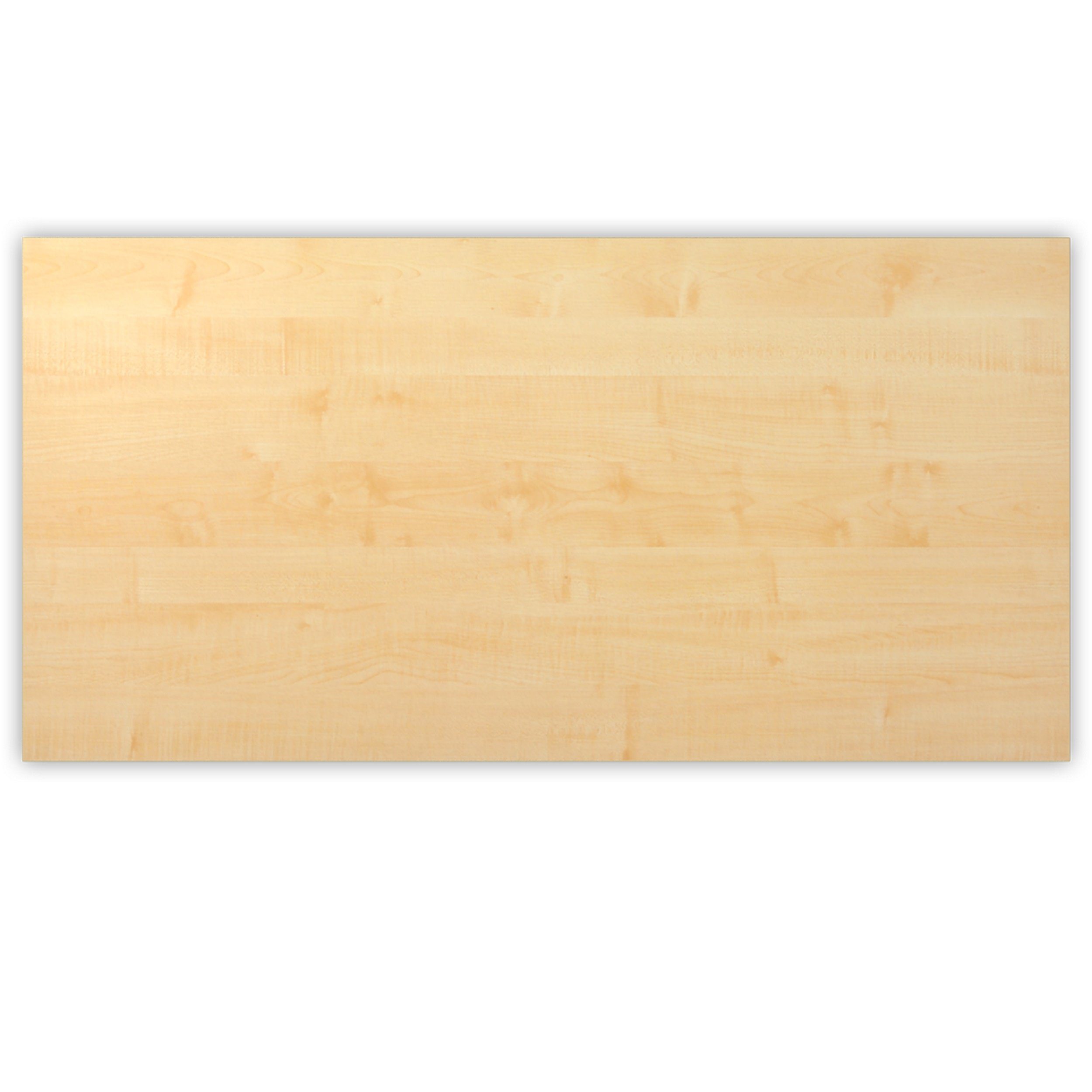 bümö Tischplatte DIY Schreibtischplatte, Rechteck: 200 x 100 cm- Dekor: Ahorn