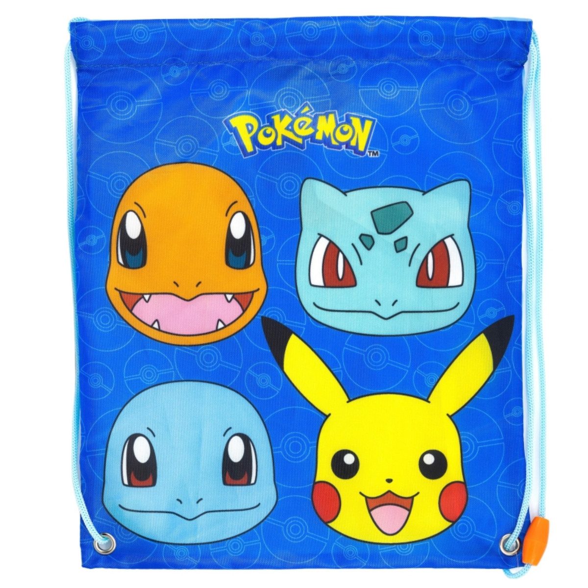 Storline Turnbeutel Pokémon Lunchbag mit Kordelzug für Kinder Ausflüge & Snacks