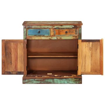 vidaXL Sideboard Sideboard Altholz Massiv Vintage mit 2 Schubladen & 2 Türen (1 St)