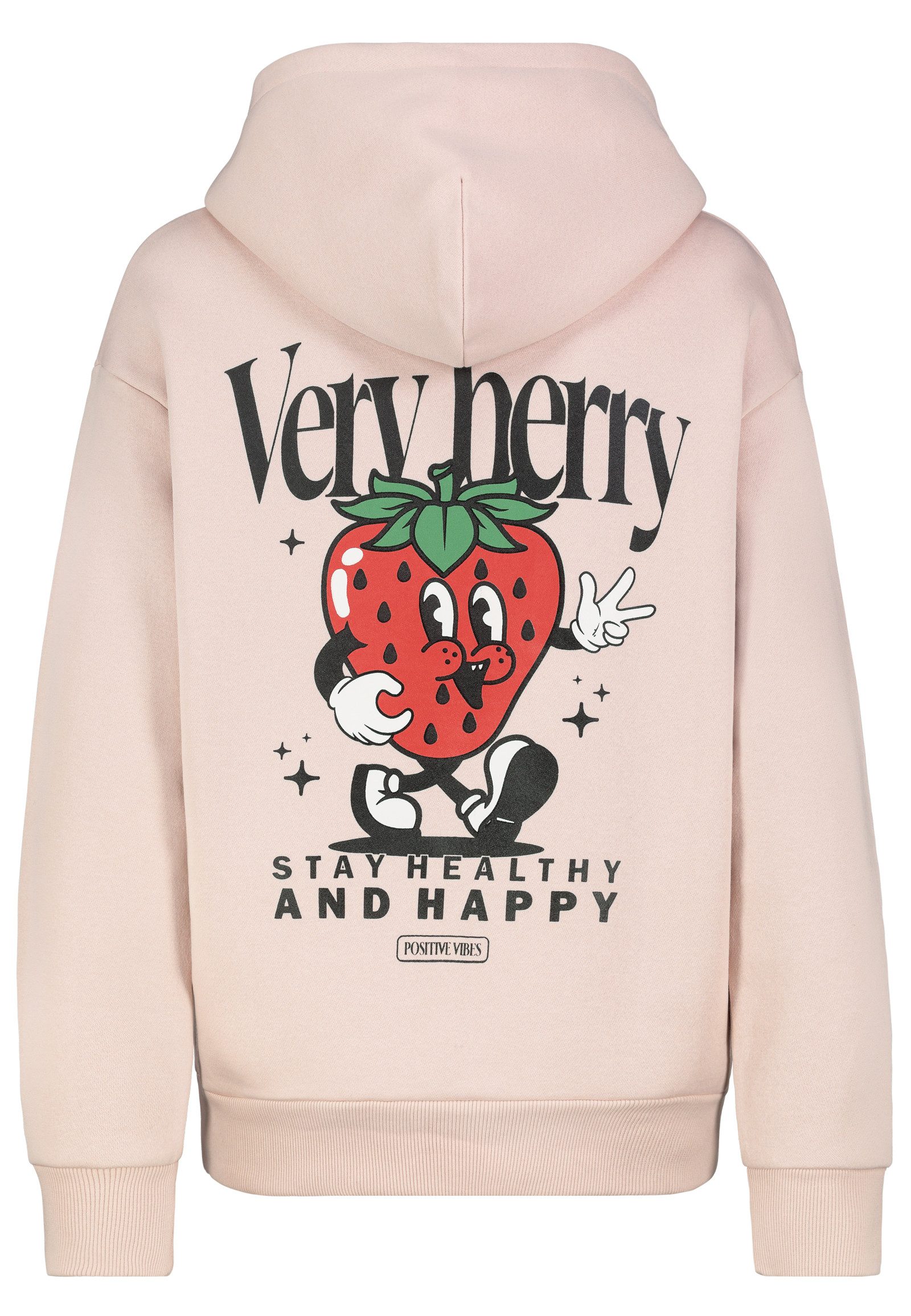 SUBLEVEL Hoodie Stylisches Kleidungsstück mit floralem Grafikdruck D_PRINT_ günstig online kaufen