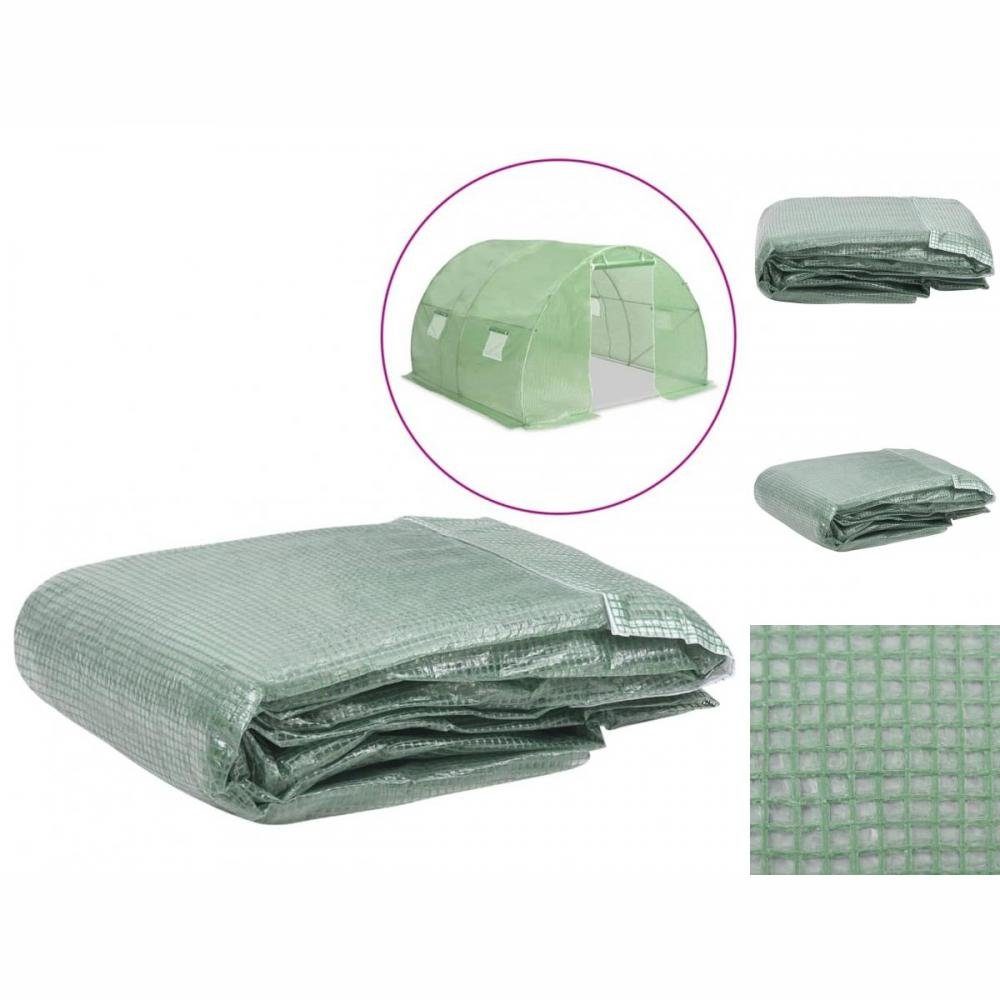 vidaXL Gewächshaus Gewächshaus Ersatz Folie Abdeckung 9 m² 300x300x200 cm Grün grün | Rabatt: 24%