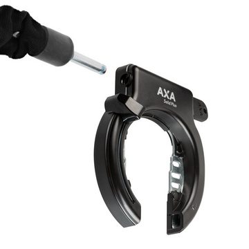 AXA Rahmenschloss Rahmenschloss Solid PLUS Einsteckvorrichtung Rahmenbefestigung schwarz