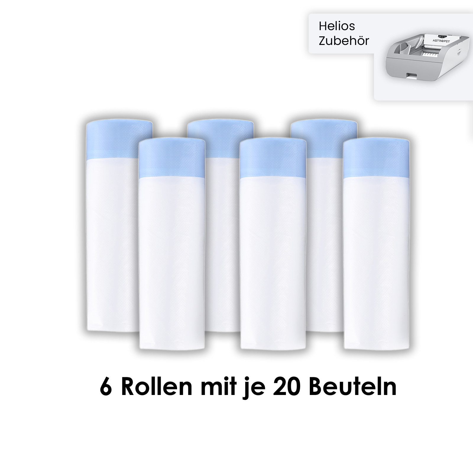Katzentoilette Katzentoilettenbeutel für Helios Series (120 Stück)