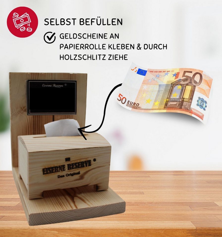 Thumbnail - Eiserne Reserve® Geschenkbox Happy Birthday 50 - Eiserne Reserve Geldbox - Geburtstag Geldgeschenk