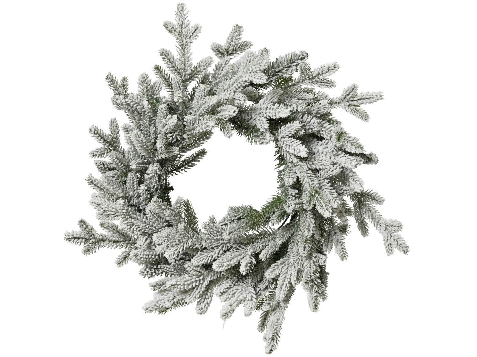 Dekofigur Kranz grün/weiß 10cm