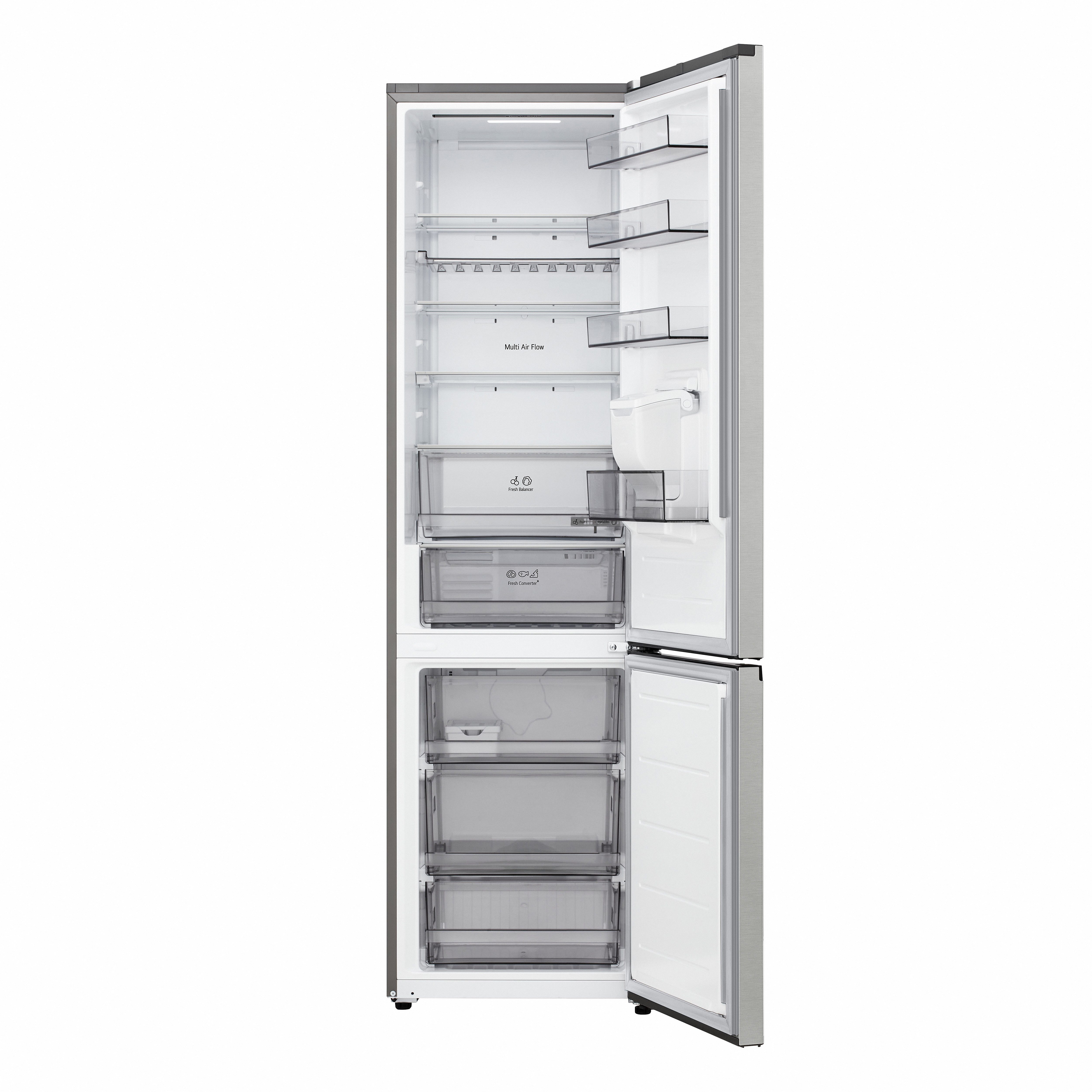 LG Kühl-/Gefrierkombination Serie 3 GBFS322CPY, 203 cm hoch, 59,7 cm breit, Fit Design, Wasserspender, FRESHConverter+, Total No Frost – Bild 3 von 5