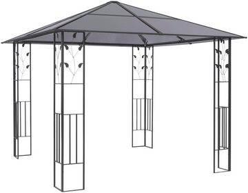 KONIFERA Pavillon Valencia, mit 4 Seitenteilen, Blätter-Optik, 300x300 cm oder 300x400 cm, Stahlgestell