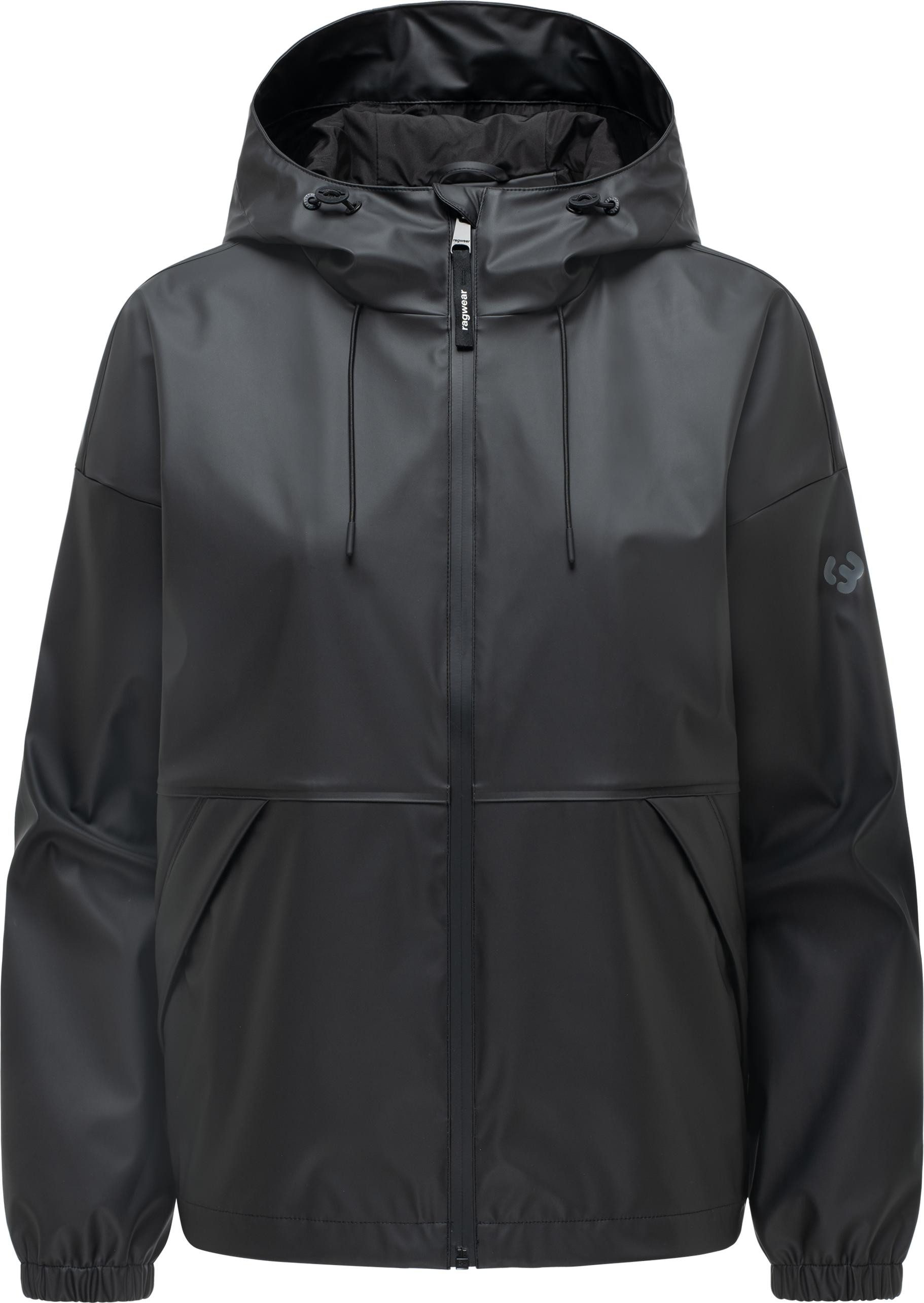 Ragwear Regenjacke Cezzy Rainy Wasserdichte Übergangsjacke mit Kapuze