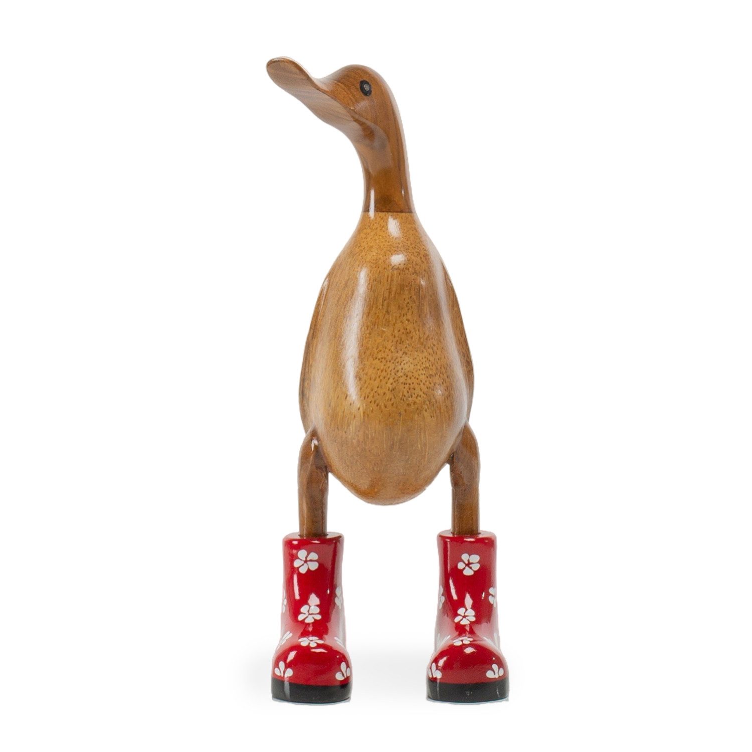 Rikmani Dekofigur Holzfigur Ente Stiefel - günstig online kaufen