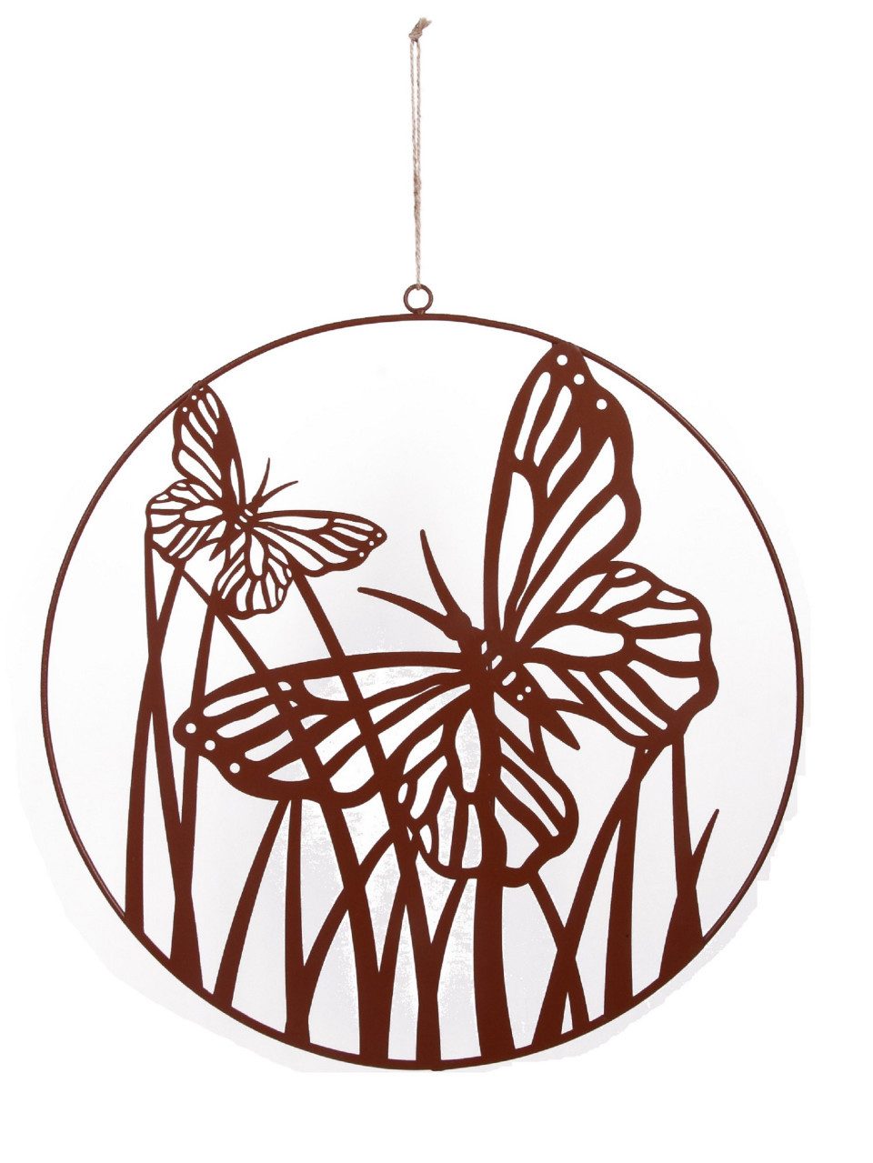 Trend Line Dekohänger TrendLine Aufhänger Metall Ø 40 cm rusty