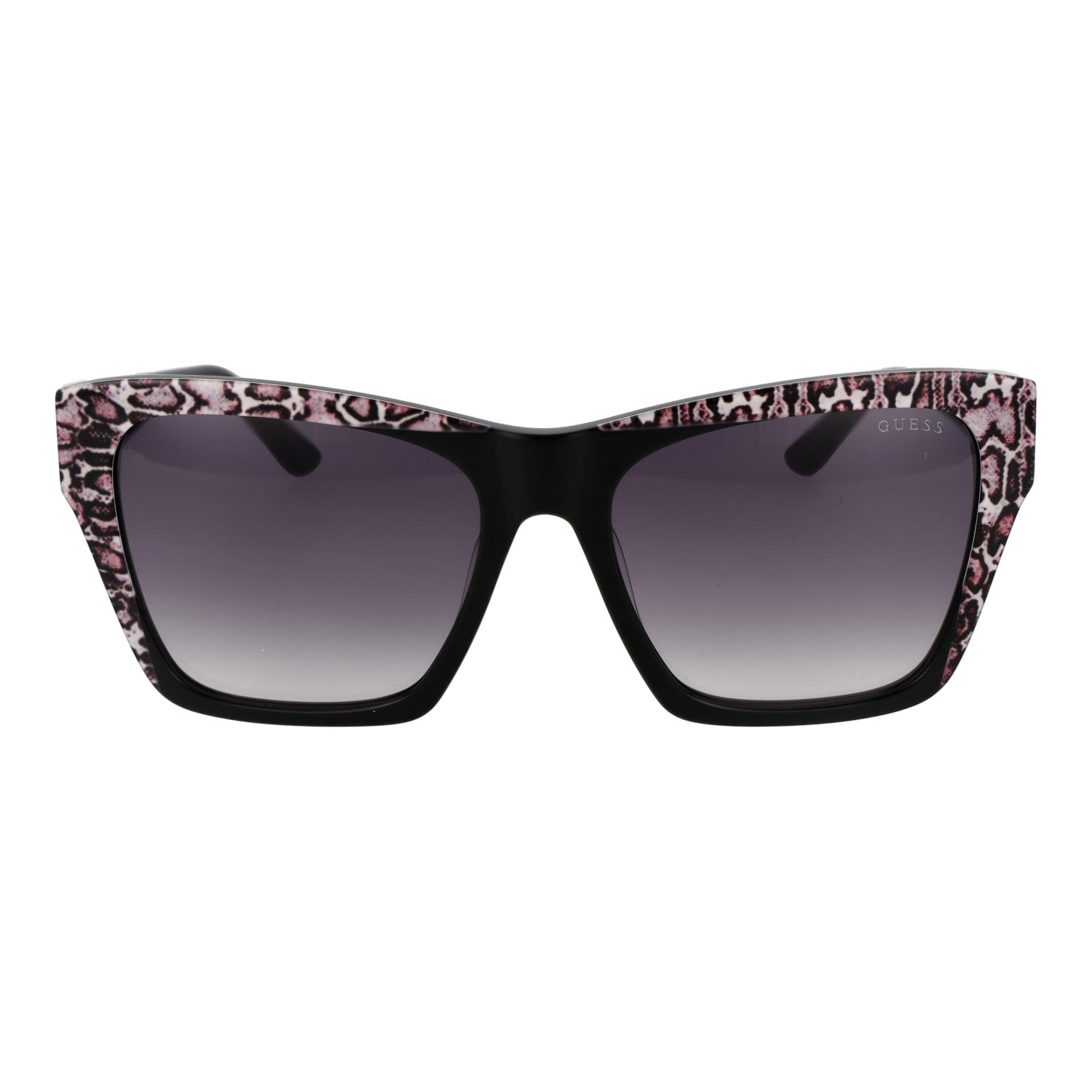 GUESS Unisex Sonnenbrille GU00113 – Shiny Black, 55 Mm, Stylischer UV-Schutz