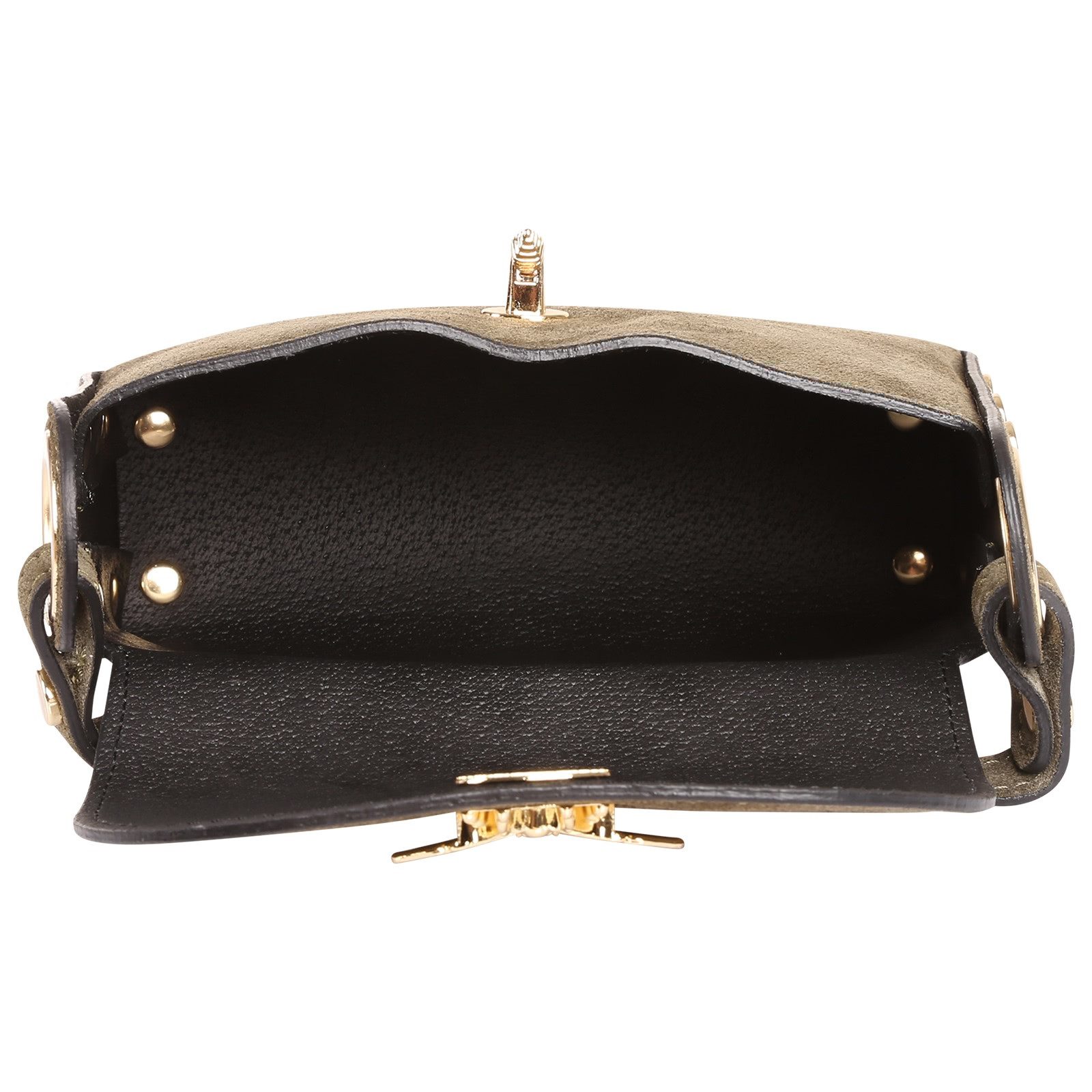 Toscanto Umhängetasche Toscanto Tasche olivgrün Umhängetasche (Umhängetasche), Damen Umhängetasche Leder, olivgrün ca. 19cm x ca. 14cm
