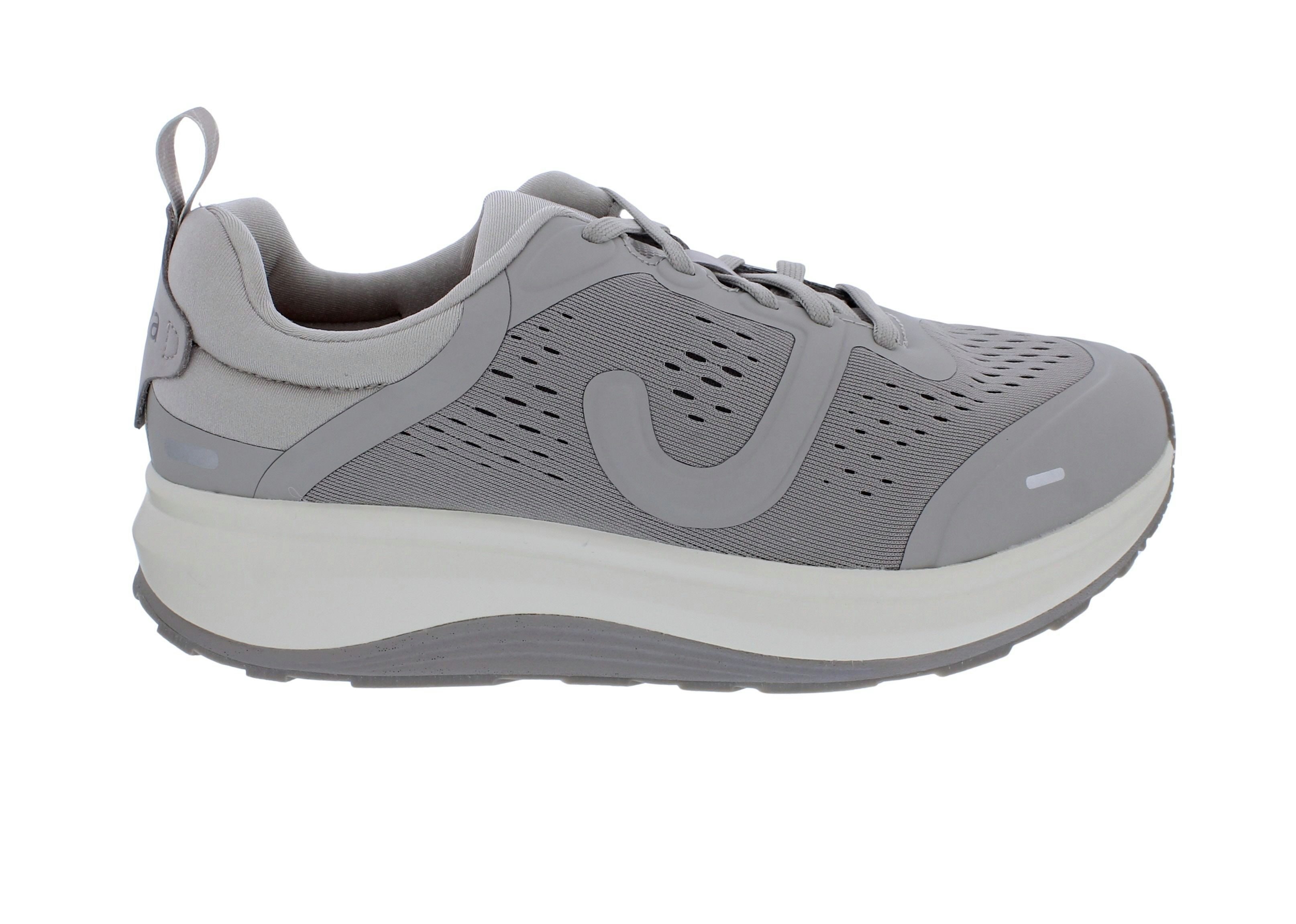 Joya Joya Sneaker Miami Grey JY571A, atmungsaktives Meshmaterial, Wave-Sohl Schnürschuh