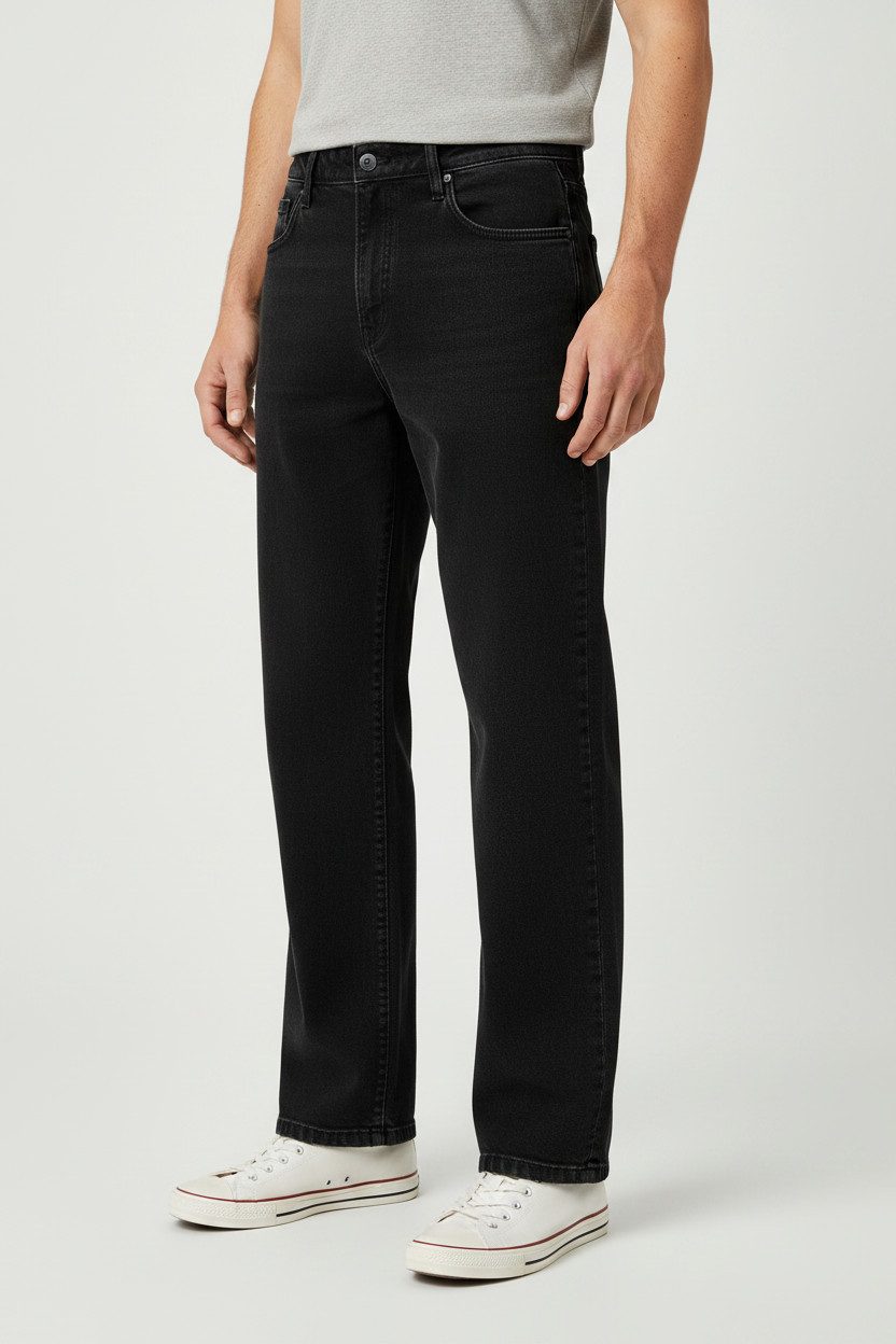 QS 5-Pocket-Hose Barrel Leg Jeans mit Stretch