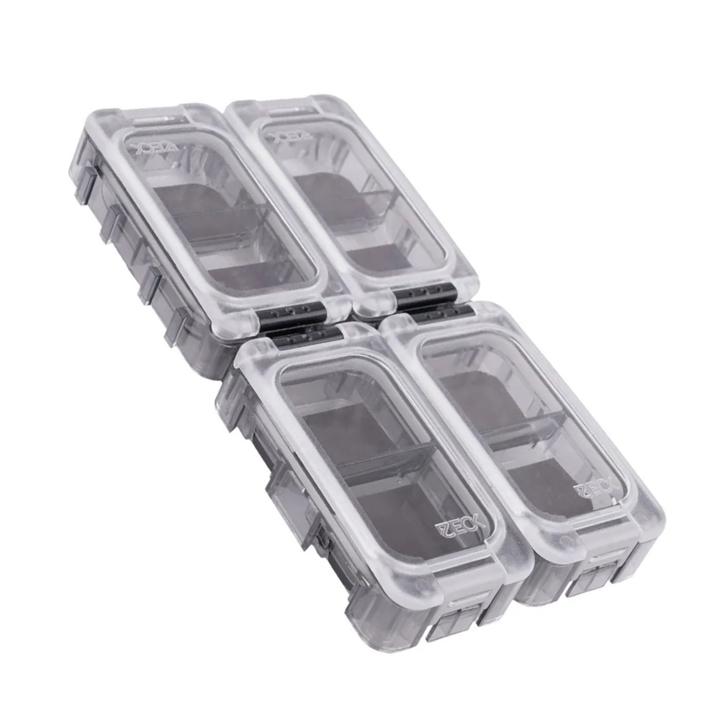 Zeck Fishing Angelkoffer Zeck Magnet Box Set XS 7,2x3,8x1,7cm - 4 Zubehörboxen