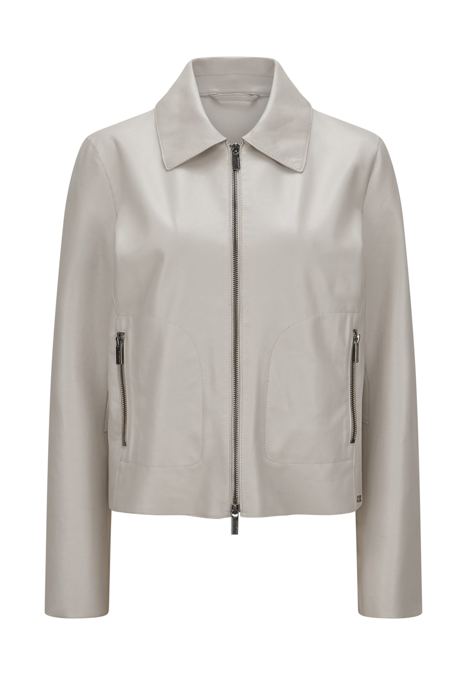 Milestone Lederjacke MSNylah Damen Bikerjacke Jacke Leder normale Passform günstig online kaufen