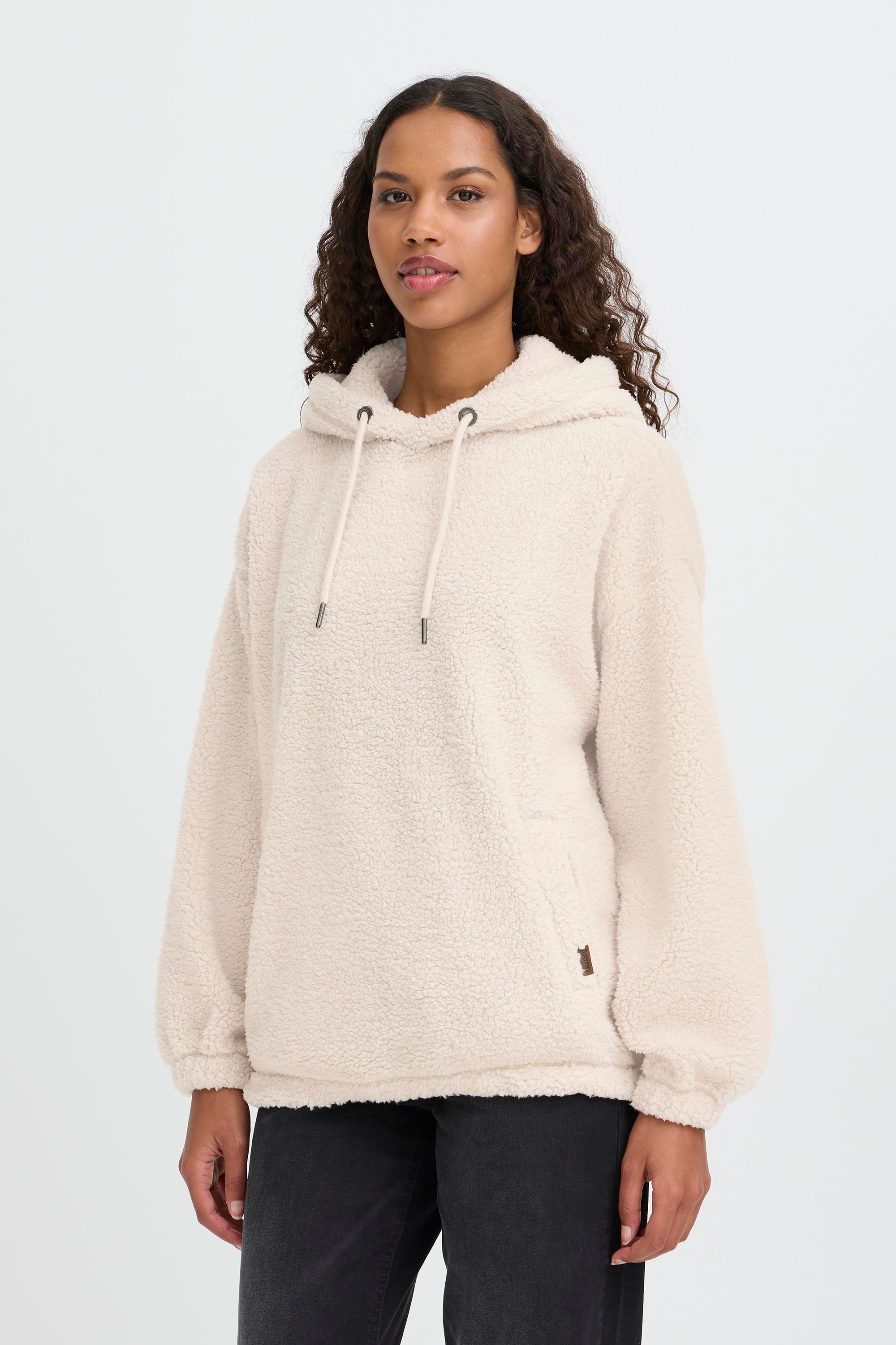 OXMO Kapuzenpullover OXBERINA Schicker Kapuzenpullover mit Paspeltaschen günstig online kaufen