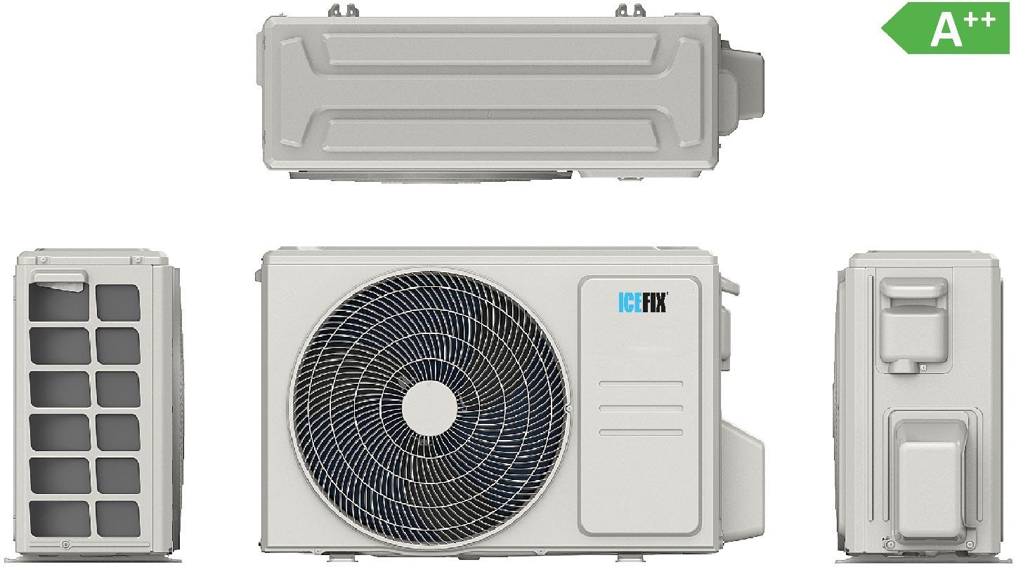 ICEFIX Split-Klimagerät 1600 IU / 1600 OU, Innen- und Außeneinheit Icefix  1600 IU/ Icefix 1600 OU, inkl. Montage