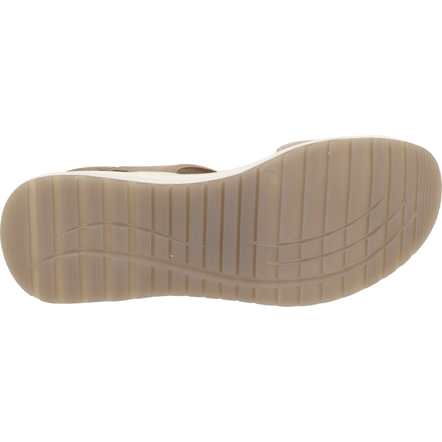 Caprice Damen Schuhe Klett Sandalette 9-28718-20 Sandalette Climotion H-Weite Mud Comb Leder