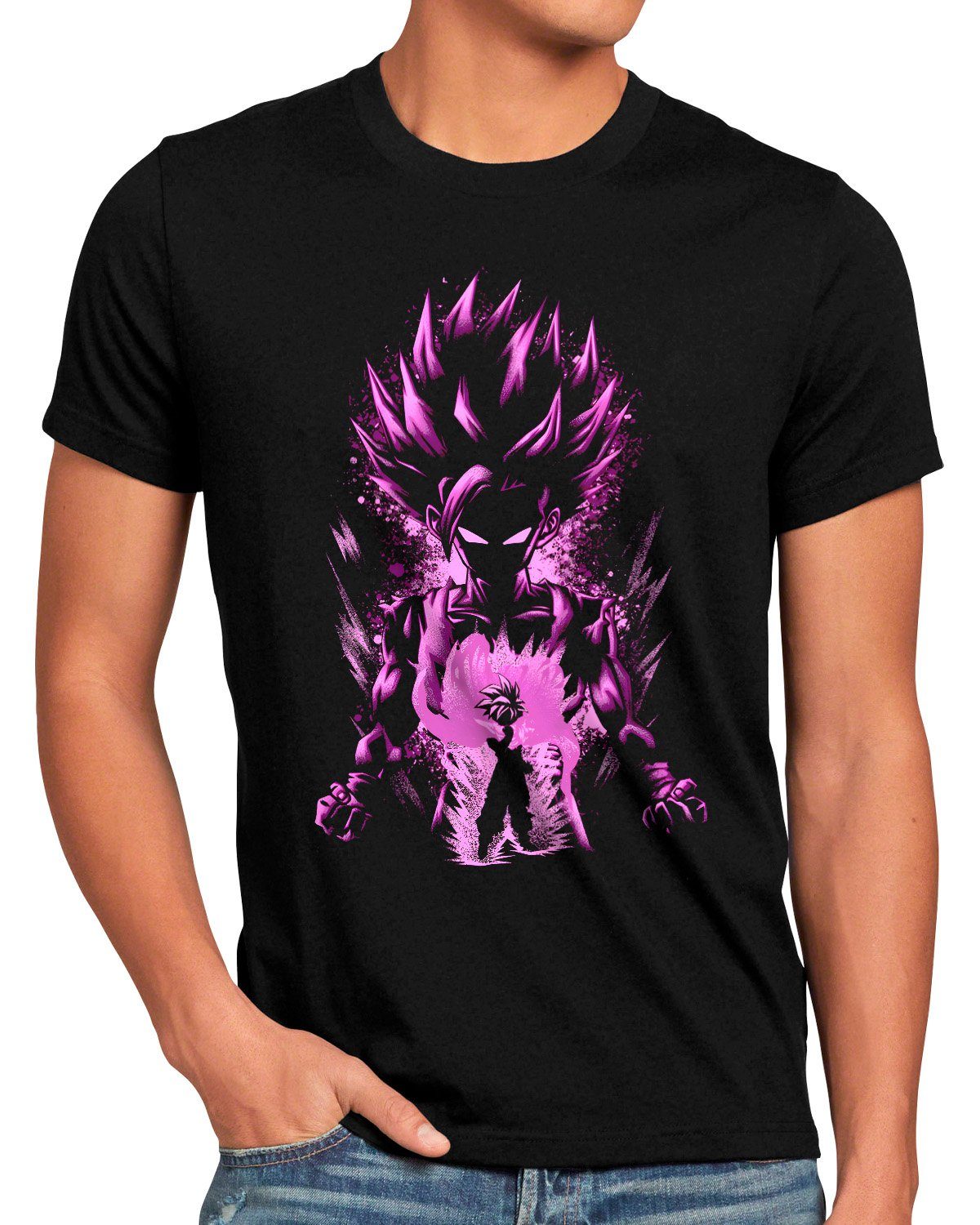 style3 Print-Shirt Herren T-Shirt Son Gohan super dragonball z gt songoku breakers the kakarot