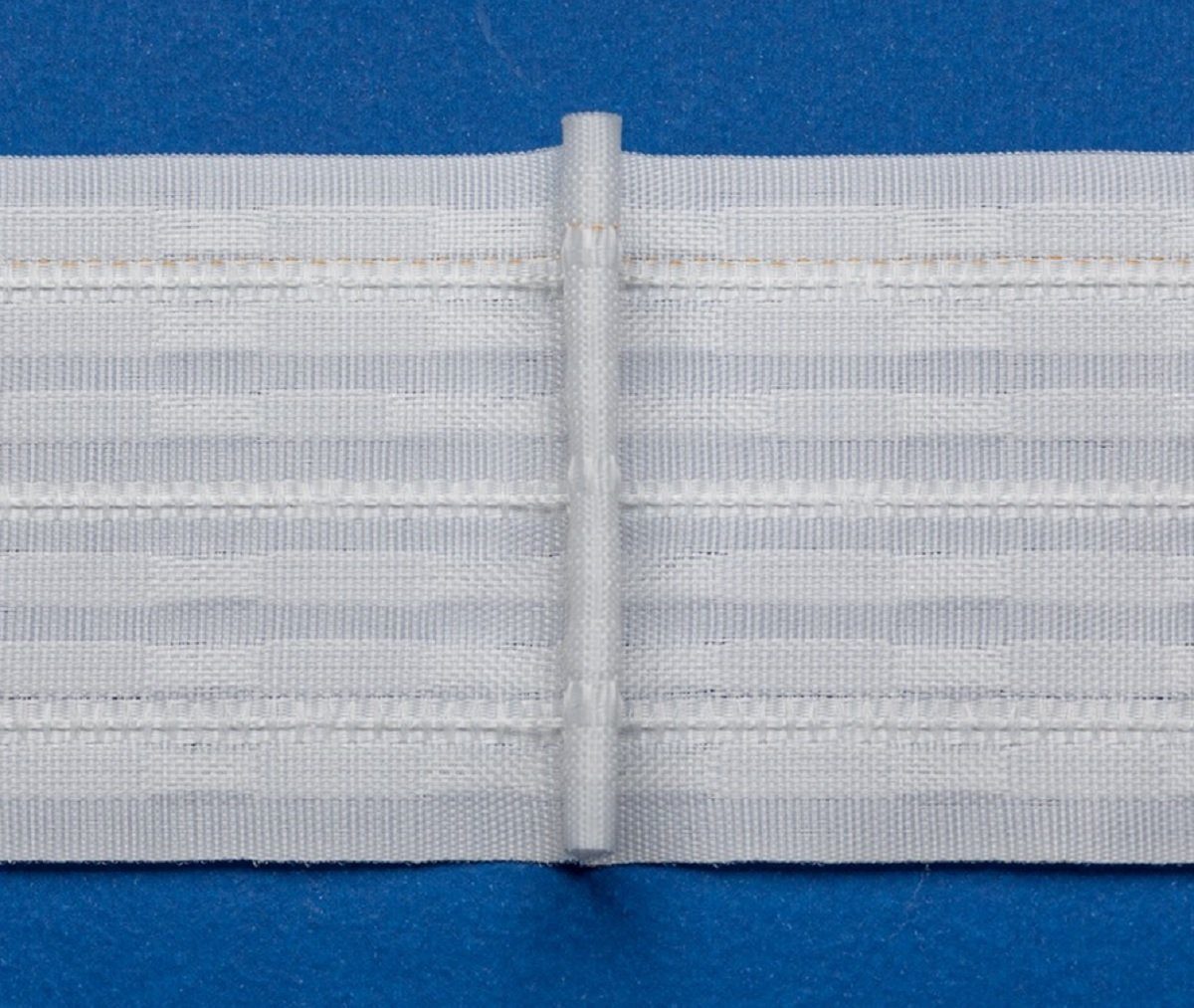 Meter L040, weiß - Stehfalten, 5 Verkaufseinheit: Breite: Farbe: Gardine Vorhänge/ rewagi, Gardinenband, 70mm /