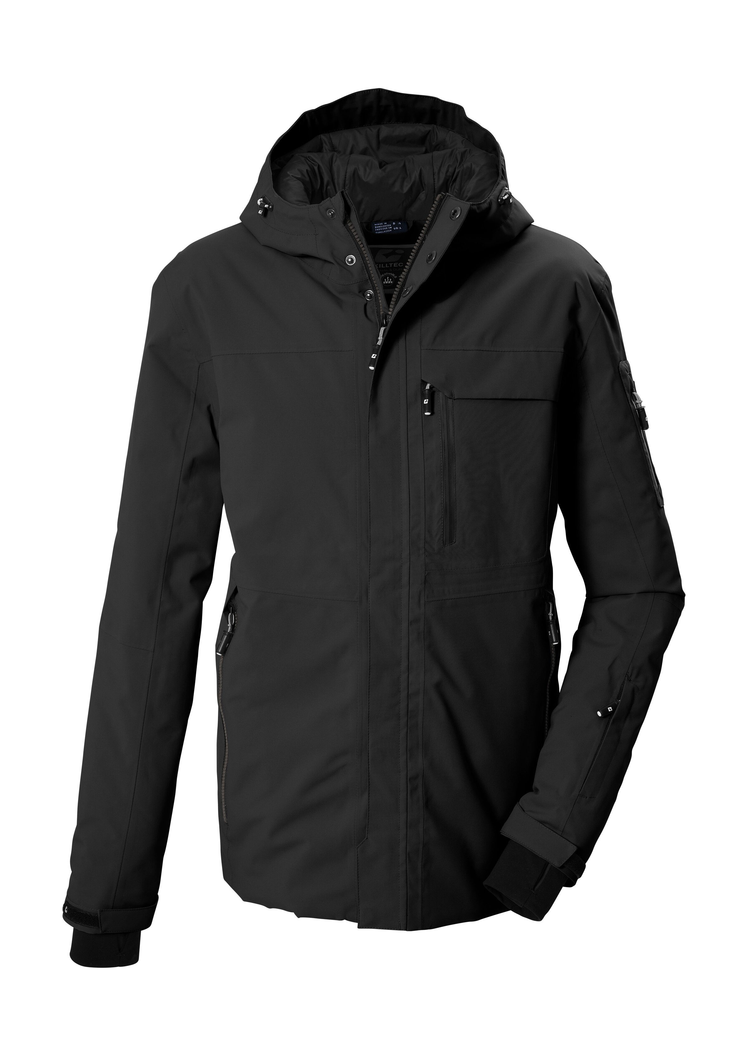 Killtec Skijacke KSW 78 MN SKI JCKT Atmungsaktive, wasserdichte Skijacke mit verstellbarer Kapuze