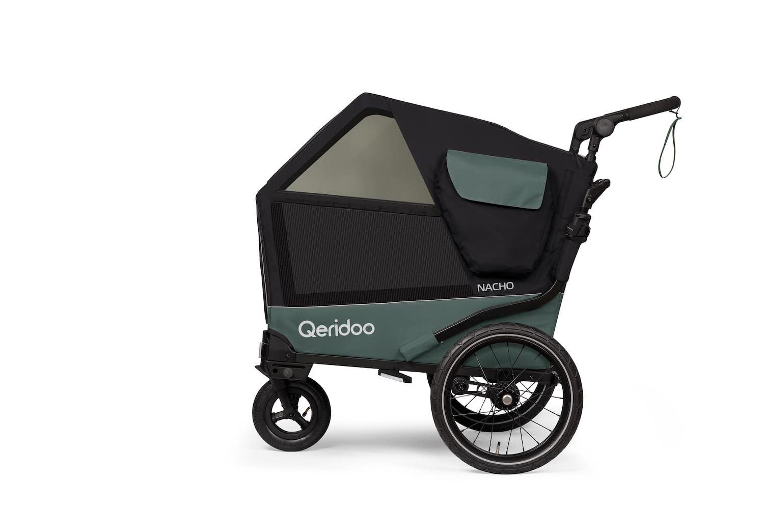 Qeridoo Fahrradhundeanhänger Qeridoo Nacho Hundeanhänger, Für Hunde bis 25 kg