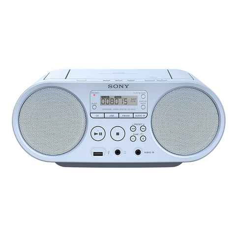 Sony ZS-PS50 Boombox (AM-Tuner, FM-Tuner, 4 W, CD-Laufwerk, Front-USB, MP-3)