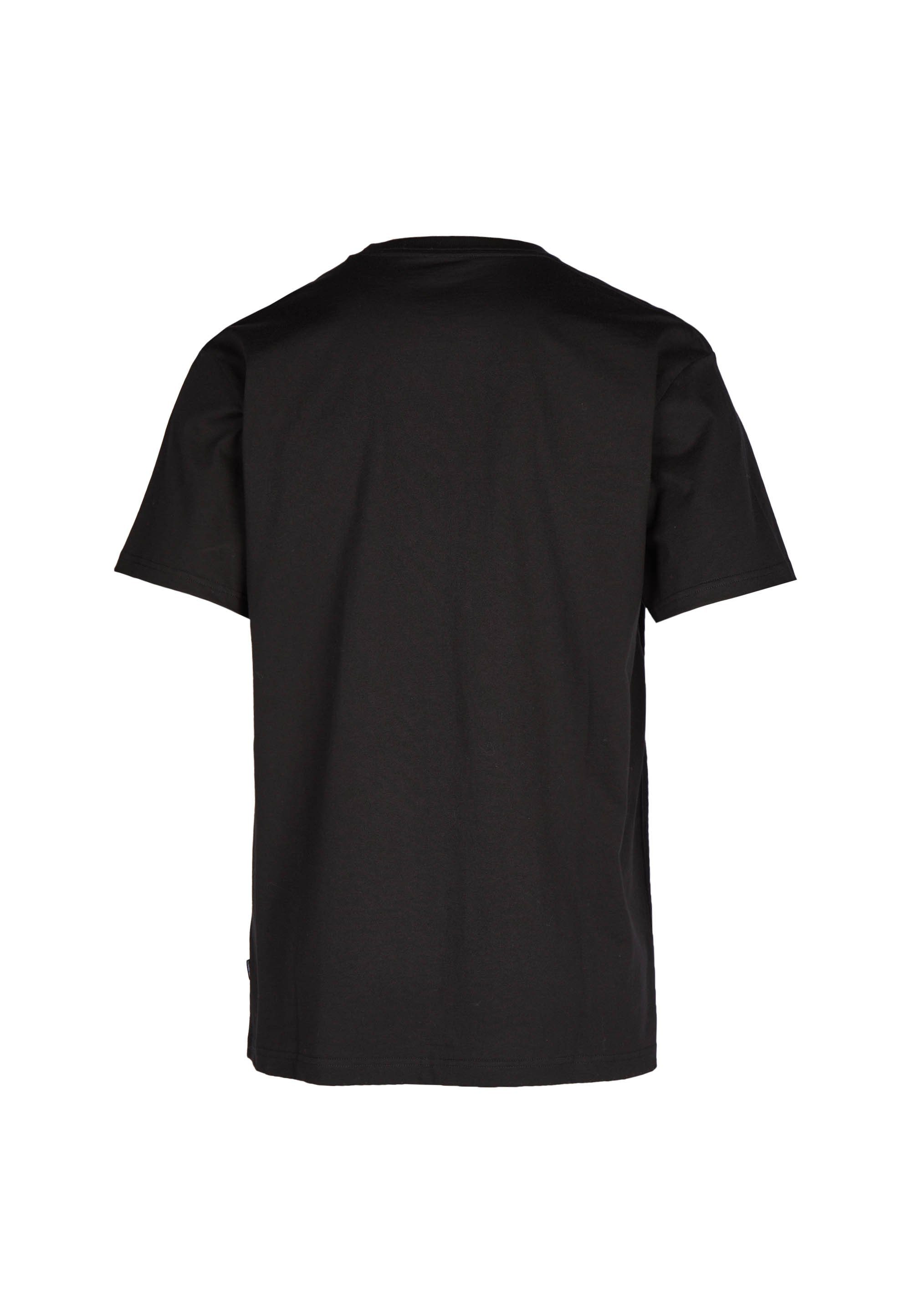 Mono schwarz Schnitt Gull T-Shirt Cleptomanicx mit Embroidery lockerem