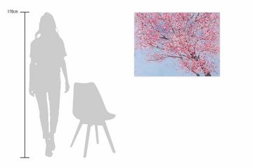 KUNSTLOFT Gemälde Poesie der Kirschblüte 100x75 cm, Leinwandbild 100% HANDGEMALT Wandbild Wohnzimmer