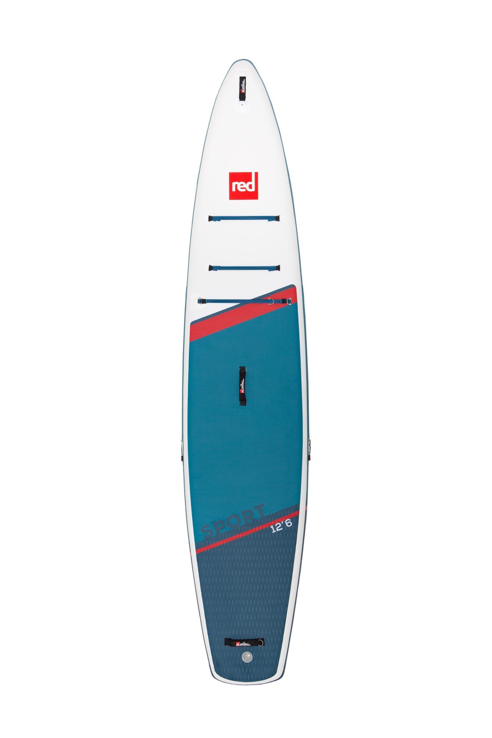 SPORT SUP-Board 6" MSL SUP 30" SET Paddle Co 12'6" x Red x Paddle Red