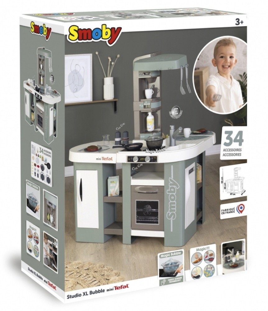 Smoby Kinder-Küchenset Spielwelt Tefal Studio Bubble XL Küche 7600311053