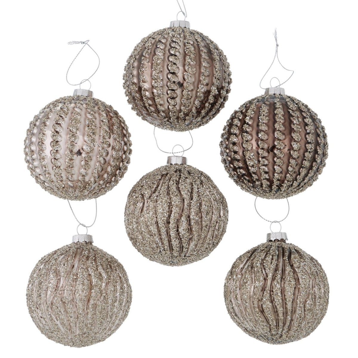 BOLTZE Weihnachtsbaumkugel Feivel Weihnachtskugel sortiert 8 cm (1 Stück)