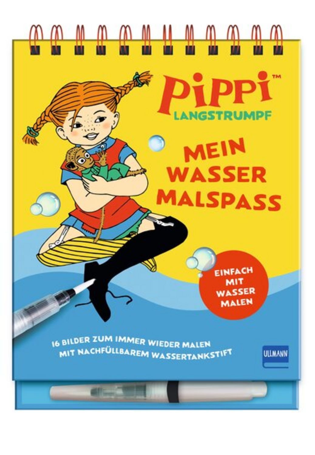 Pippi Langstrumpf - Mein Wassermalspaß / Astrid Lindgren