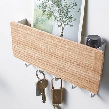 Caterize Schlüsselbrett Holz Schlüsselhalter für Wandmontage