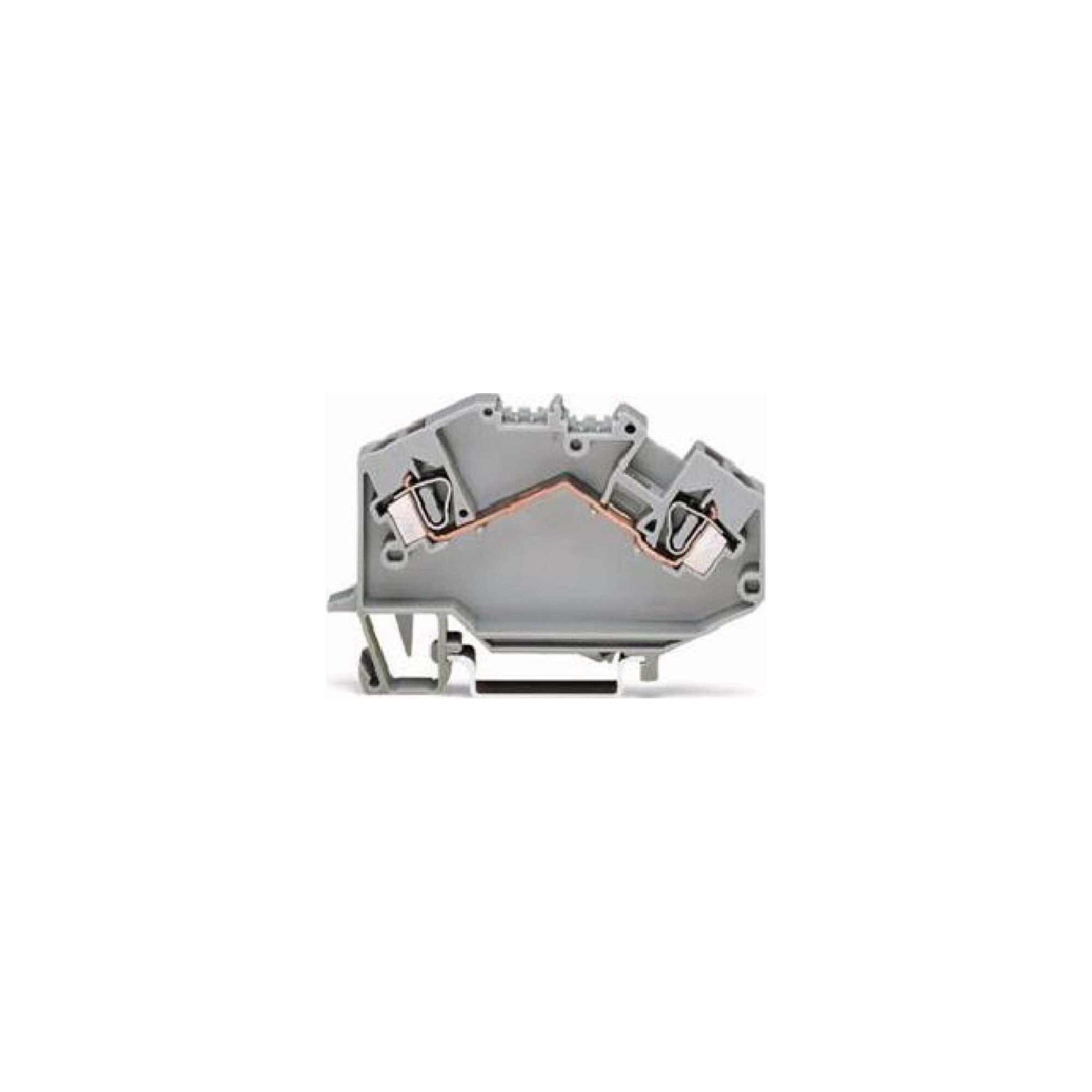 WAGO Crimpzange WAGO GmbH& Co. KG Durchgangsklemme 0, 08-4, 00mmq grau 781-601