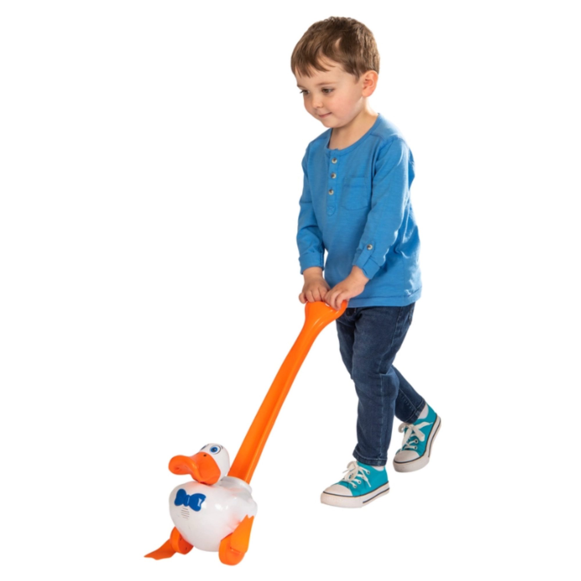 ALARA TOYS Schiebestab die watschelnde Ente Waddles Schiebetier mit Sounds, (1-tlg)