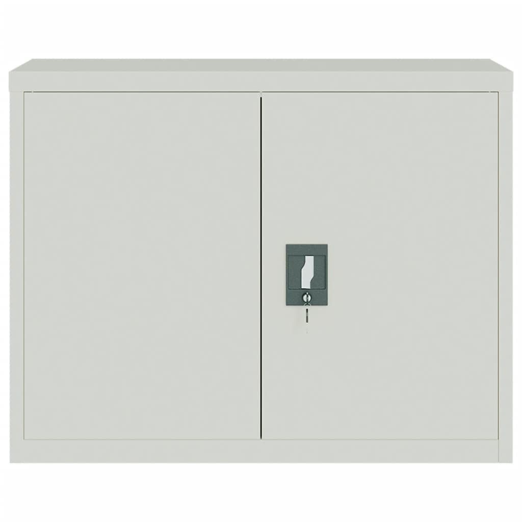 vidaXL Aktenschrank Aktenschrank Hellgrau 90x40x70 cm günstig online kaufen