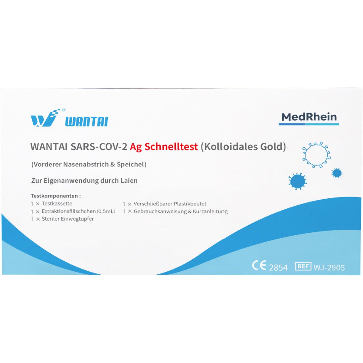 PSA-Schnelltest ® SARS-COV2 Laien Antigen-Schnelltest Lolli Lutsch-Speichel oder