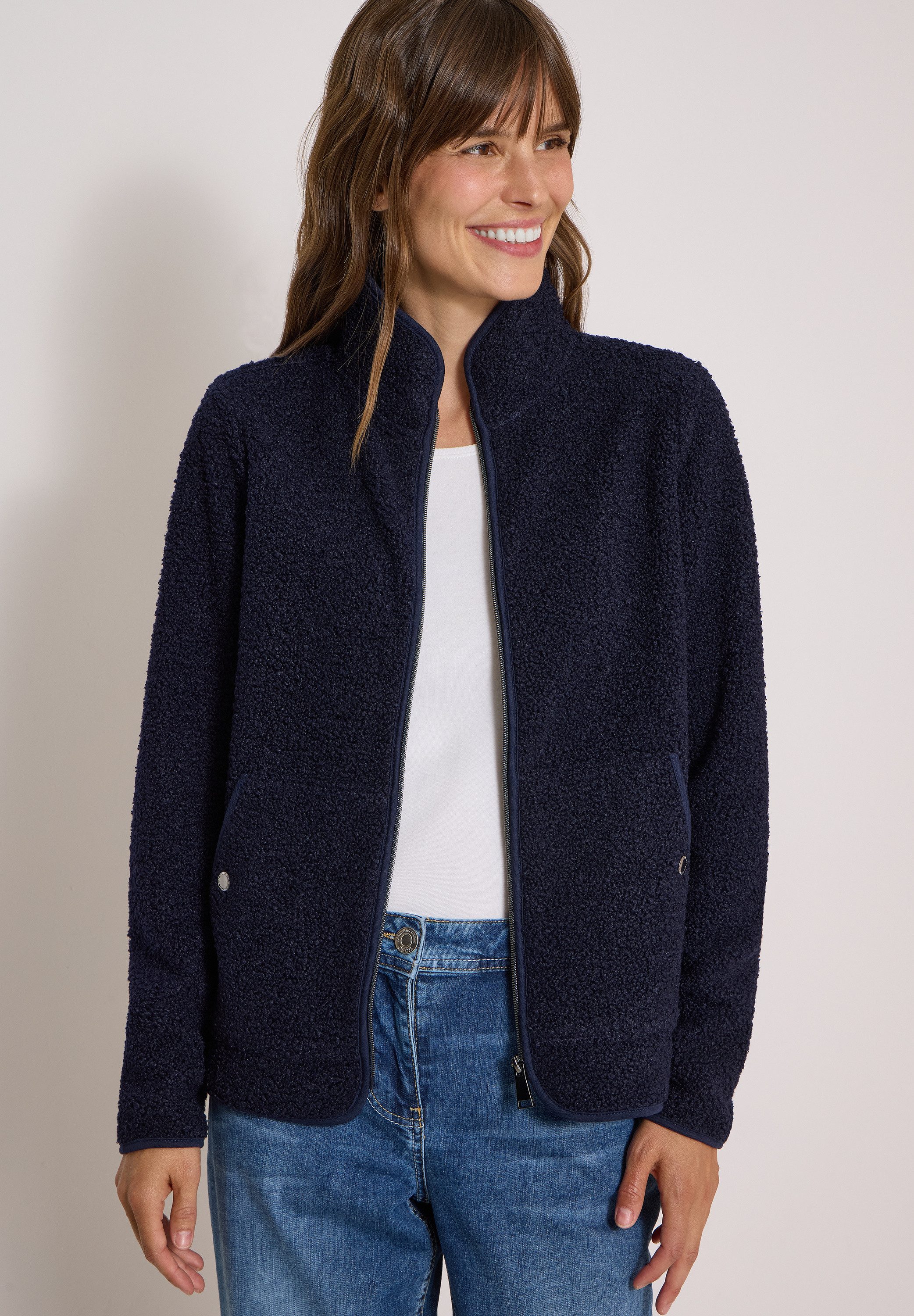 CECIL Cardigan mit Stehkragen